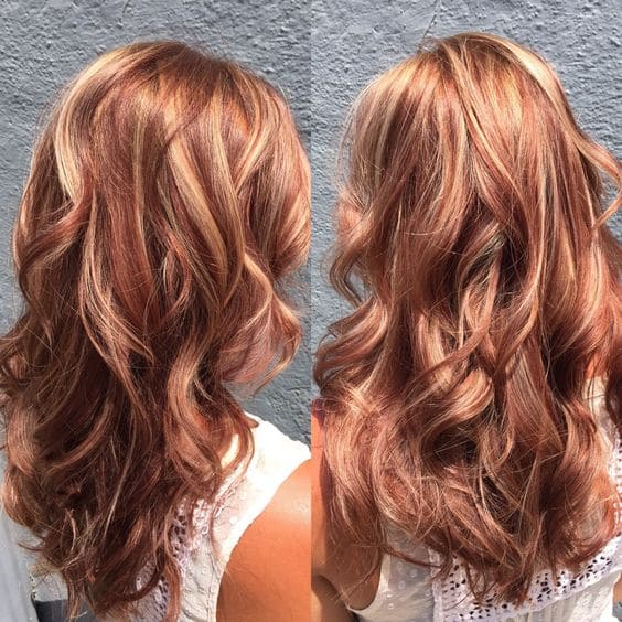 Strawberry Blonde with Auburn Lowlights 3