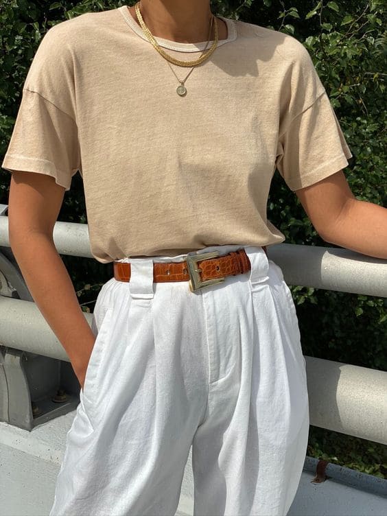 Summer Work Outfits With Tee 6