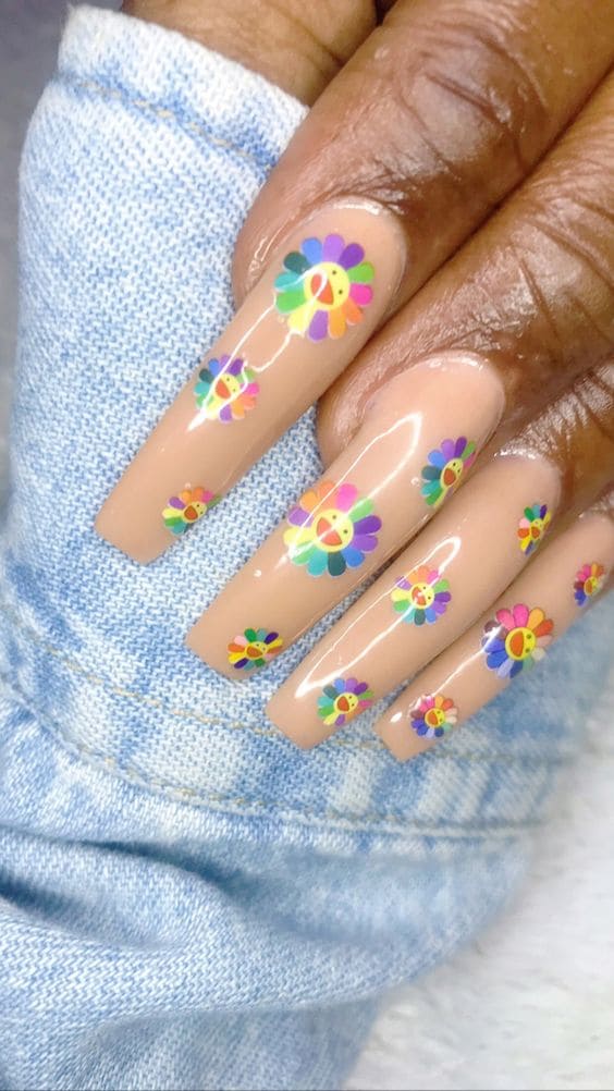 Takashi Murakami Flower Nails 3