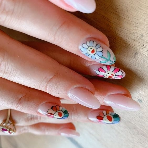 Takashi Murakami Flower Nails 5