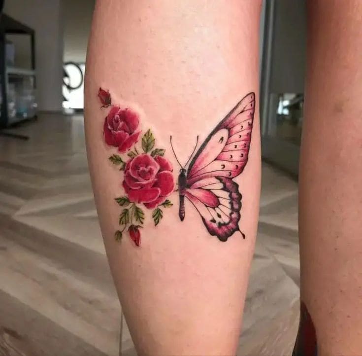 Unique Rose Tattoo Ideas 3