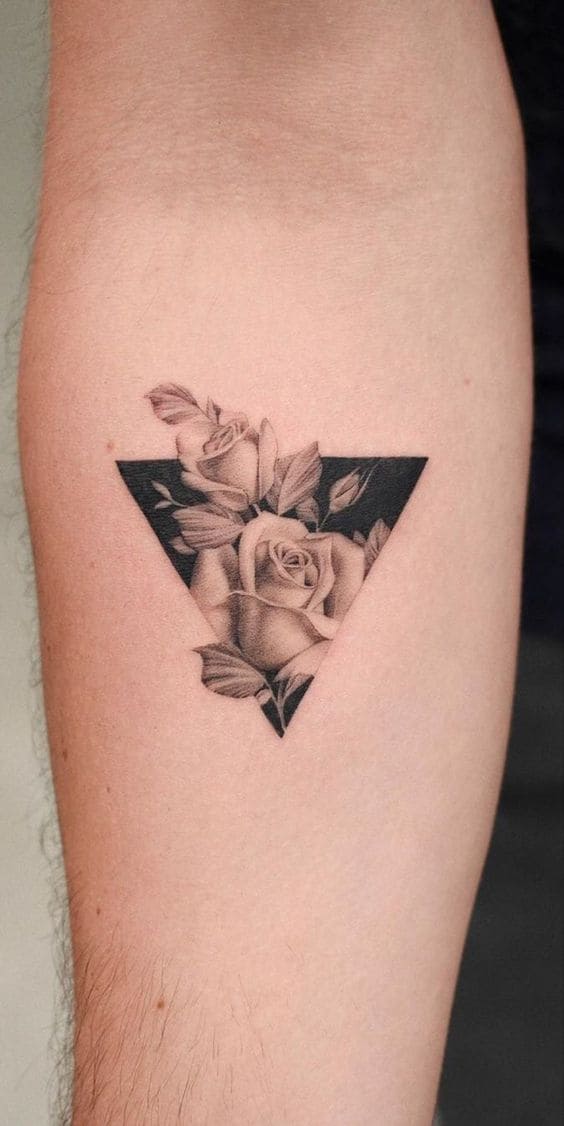 Unique Rose Tattoo Ideas 4