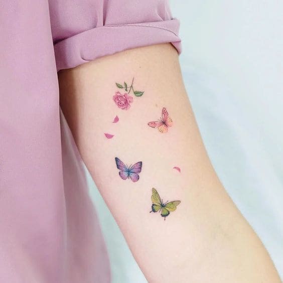 Watercolor Butterfly Tattoo Ideas 1