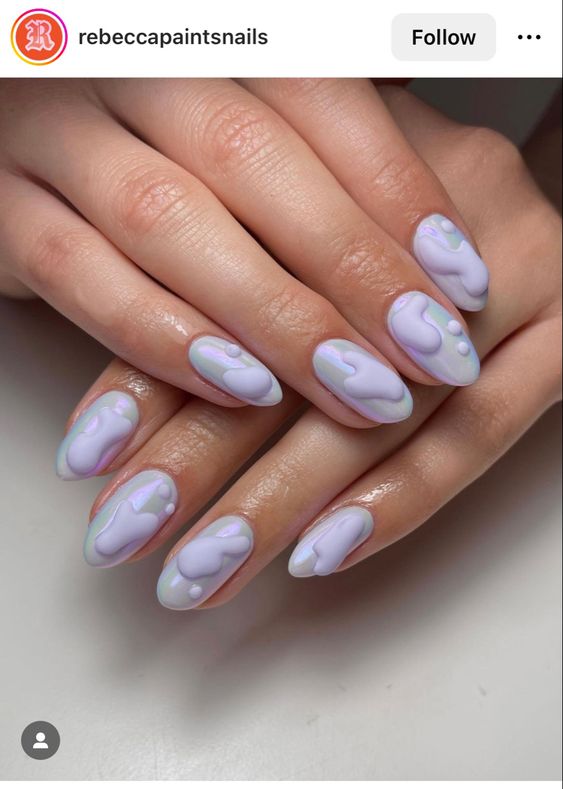 3D Matte Nail Designs 7