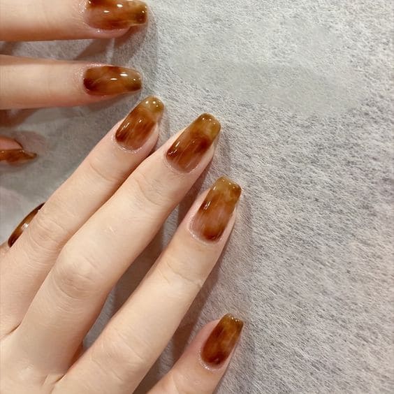 Amber Nail Art 2