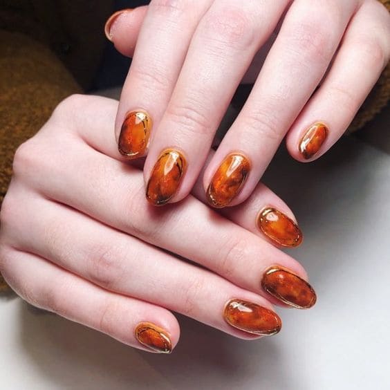 Amber Nail Art 7