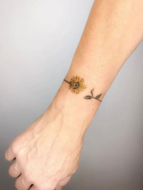 Autumn Symbol Flower Tattoos 4