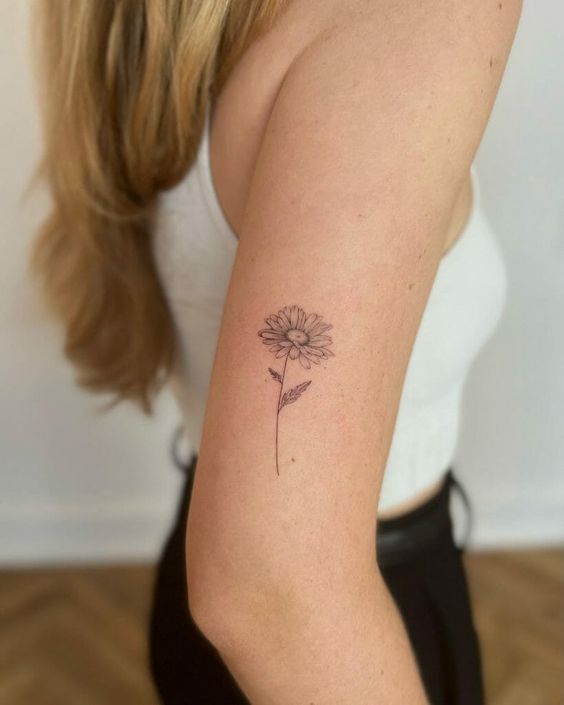 Autumn Symbol Flower Tattoos 8