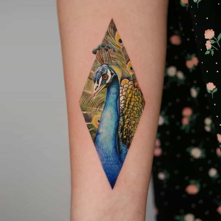 Beautiful Peacock Tattoos 6