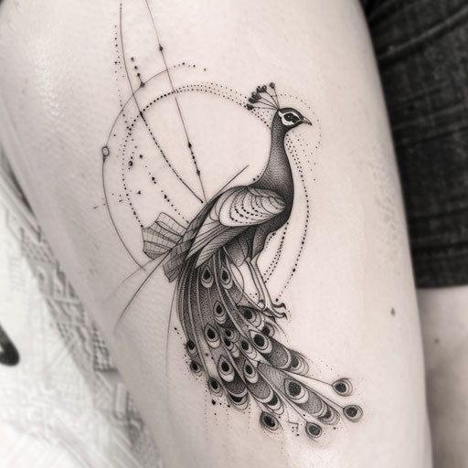 Beautiful Peacock Tattoos 7