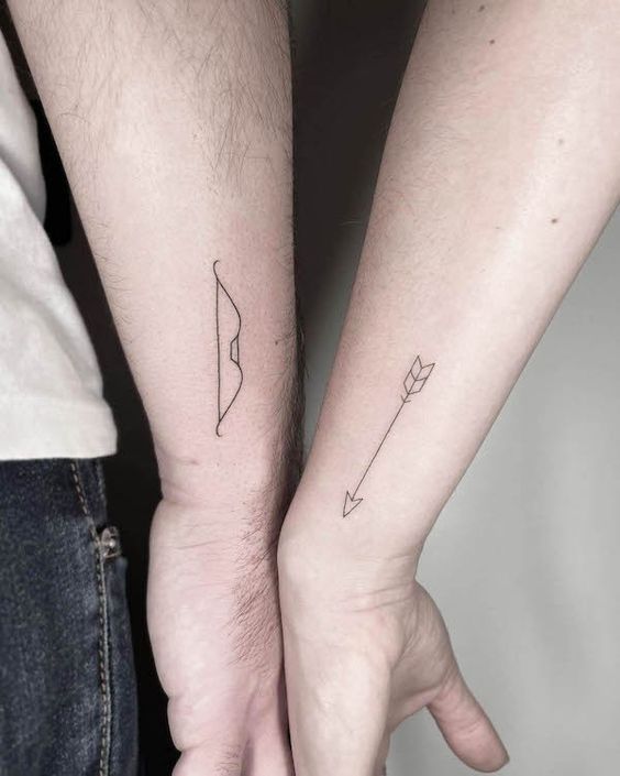 Bow And Arrow Meaningful Tiny Tattoo Ideas 1