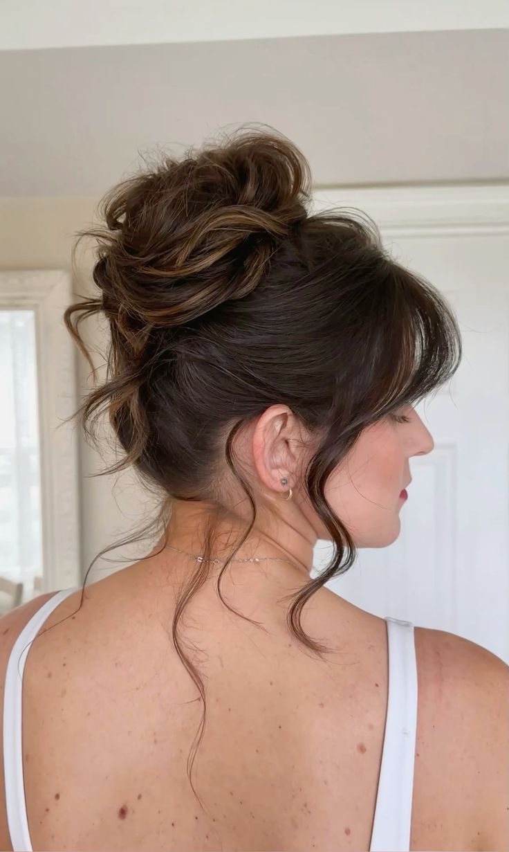 Casual Bun Updo 2