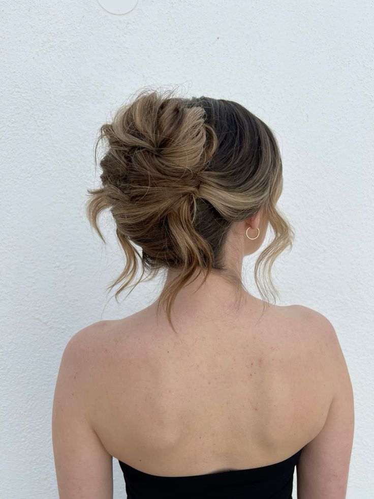 Casual Bun Updo 7