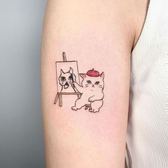 Cat Meme Tattoo Designs 1