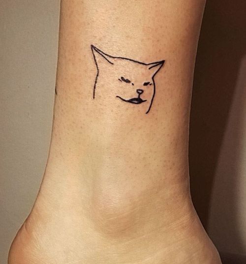 Cat Meme Tattoo Designs 2