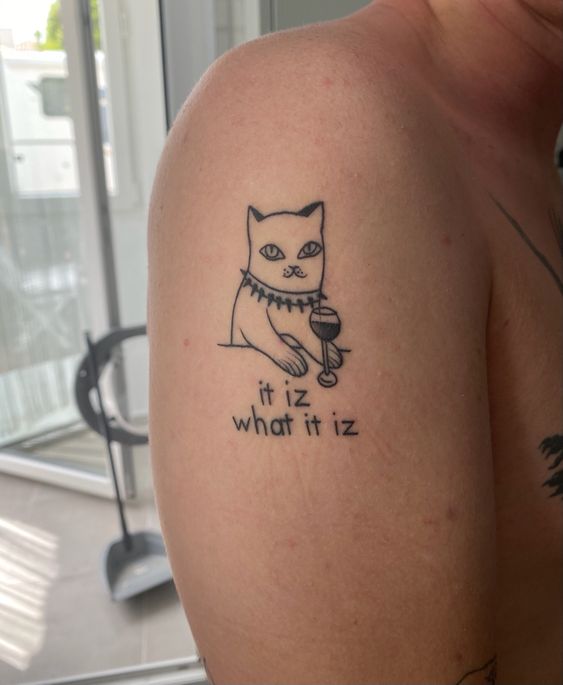 Cat Meme Tattoo Designs 3