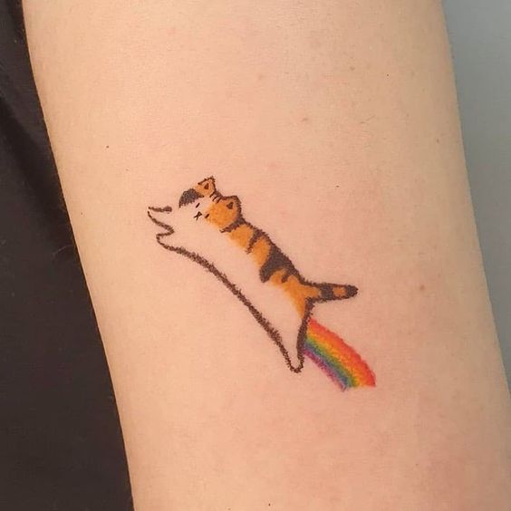 Cat Meme Tattoo Designs 7