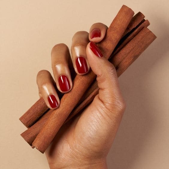 Cinnamon Brown Nails 1