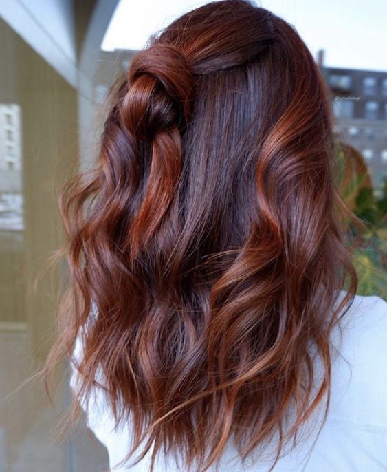 Cinnamon Highlights On Brown Hair 7