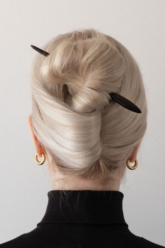 Classy French Twist Bun 5