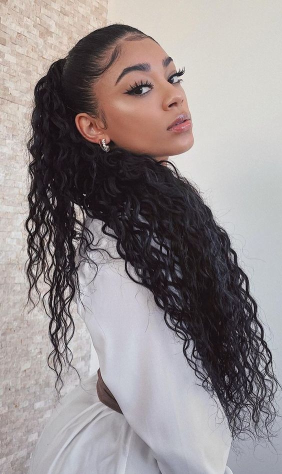 Curly High Ponytail 2