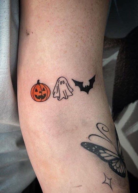 Cute Spooky Season Tattoos 4