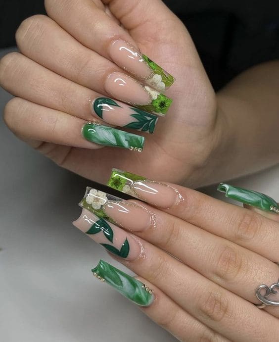 Forest Nail Art 7