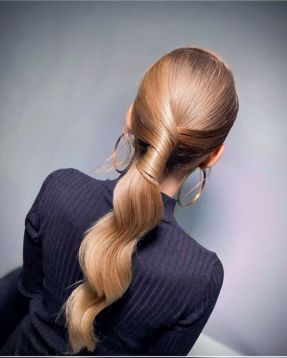 French Roll Ponytail 1