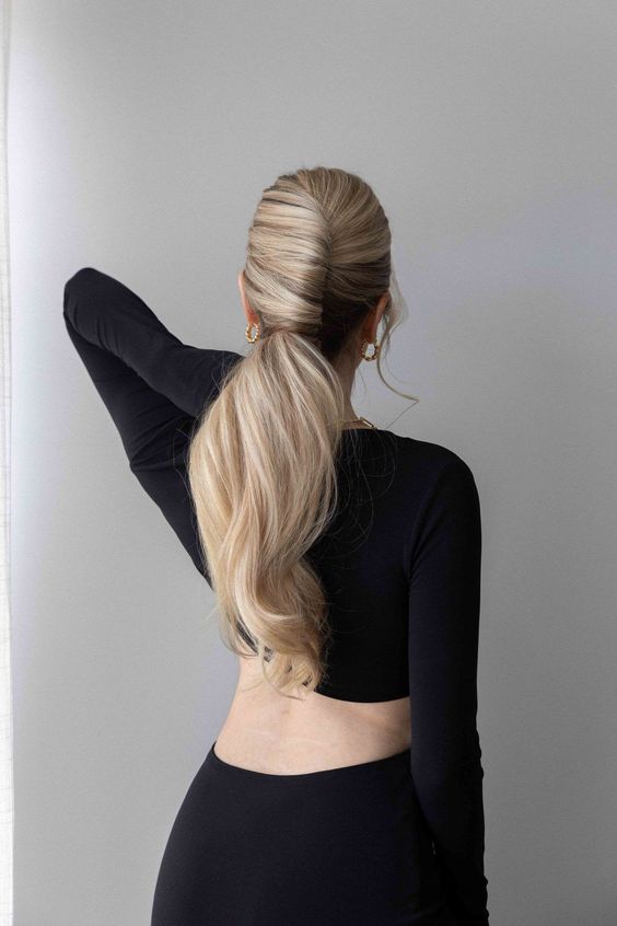 French Roll Ponytail 3