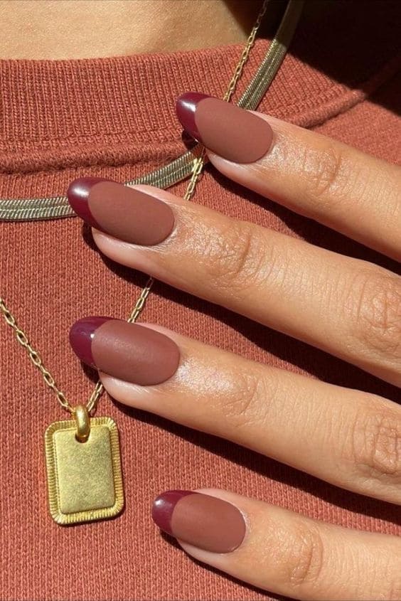 Glossy And Matte Nail Ideas 7