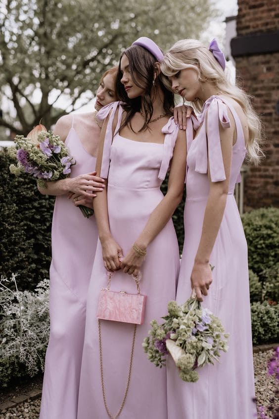 Lavender Bridesmaid Dresses 6