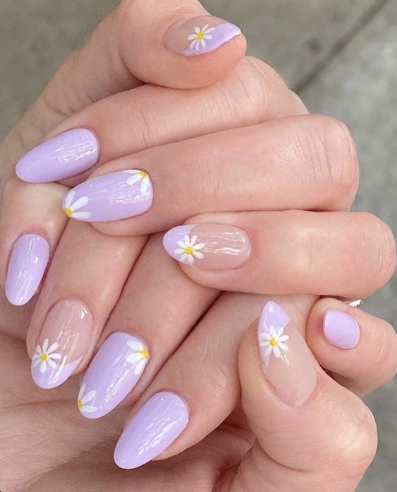 Lovely Mini Floral Pastel Nails 5