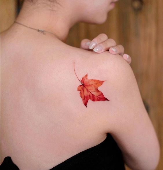 Maple Leaf Tattoos 3