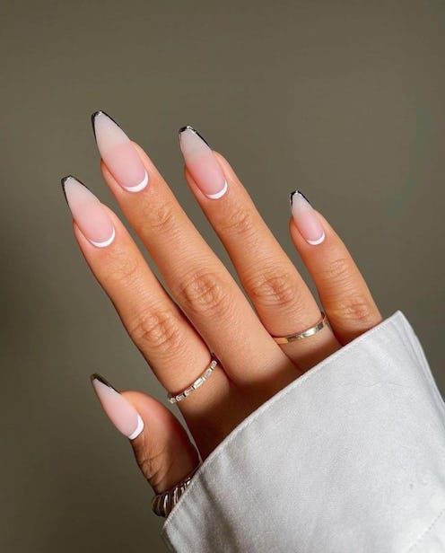 Matte French Manicures 3