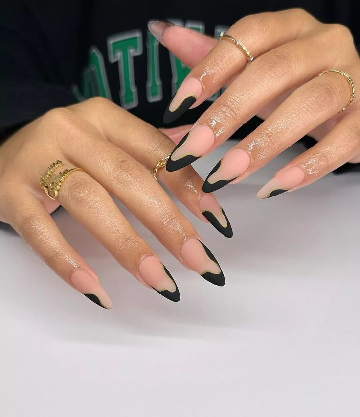 Matte French Manicures 4