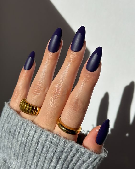 Matte French Manicures 5