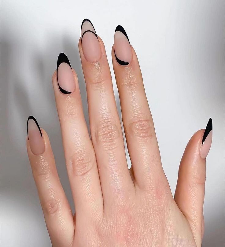 Matte French Manicures 7