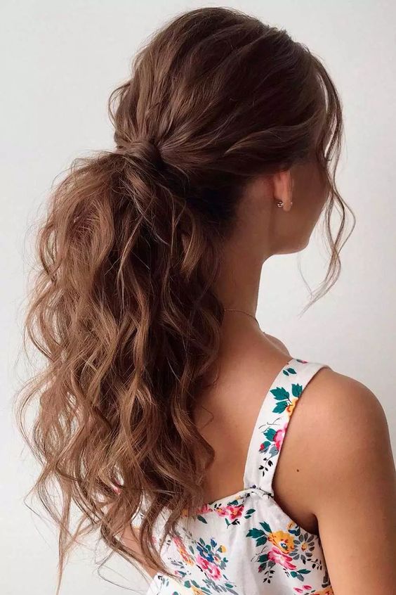 Messy Low Ponytail 2