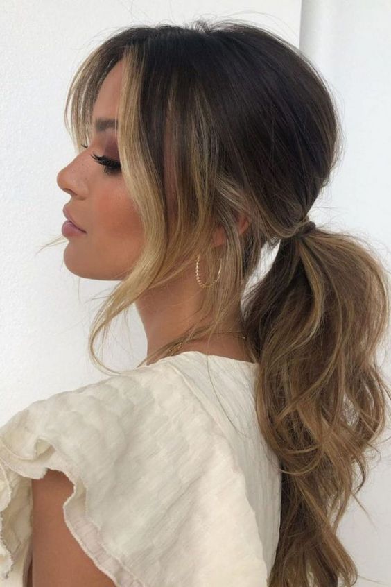 Messy Low Ponytail 3