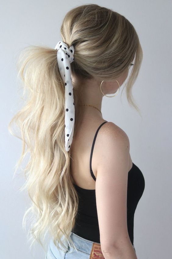 Messy Low Ponytail 4