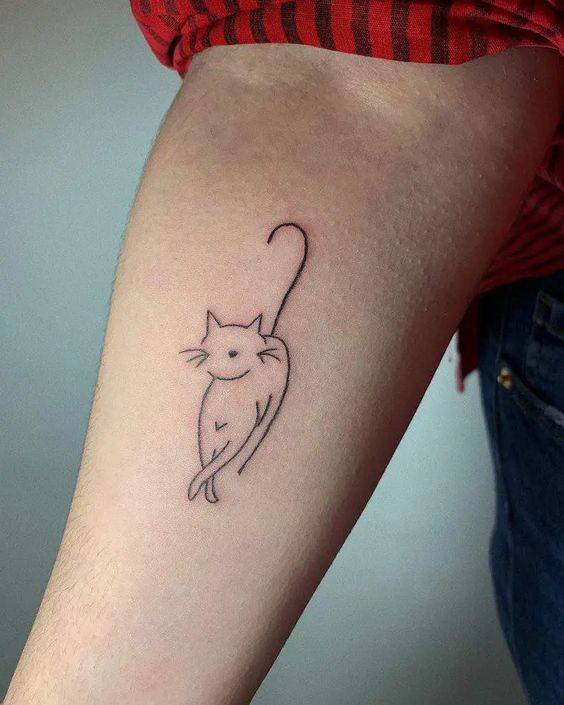 Minimalist Cat Outline Inks 7