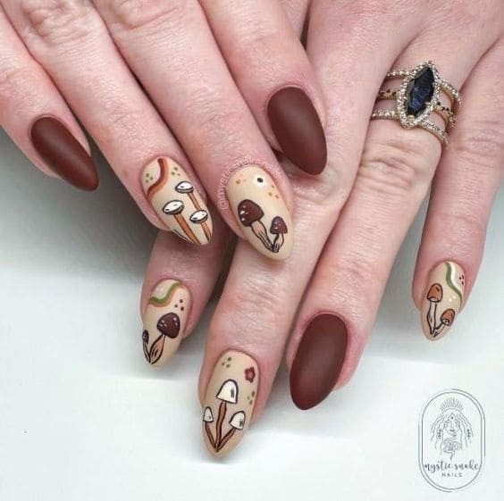 Mushroom Nail Art 4