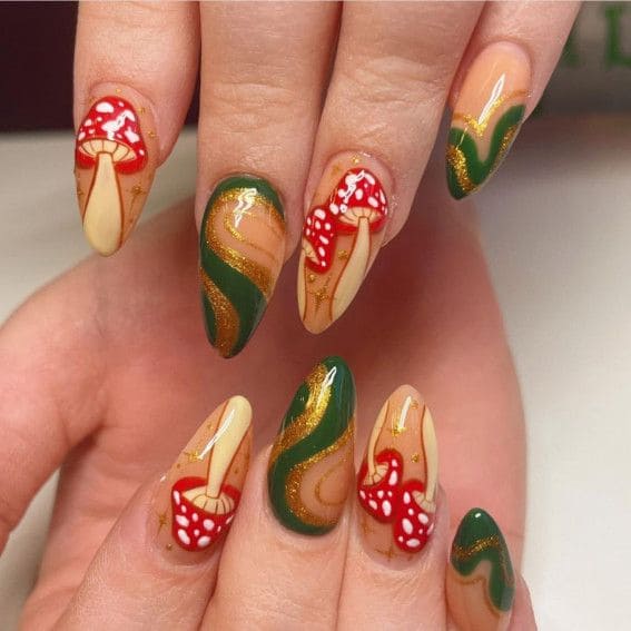 Mushroom Nail Art 7