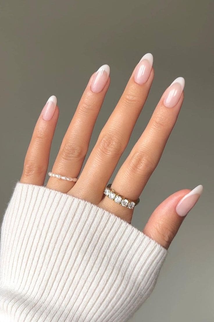 Neutral French Manicure 6