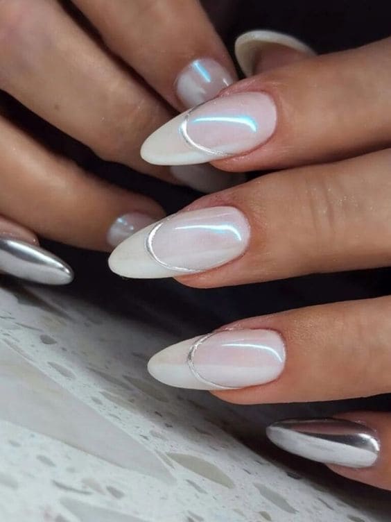 Neutral French Manicure 7