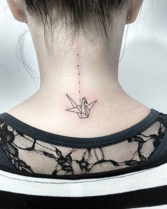 Origami Crane Tattoos 1