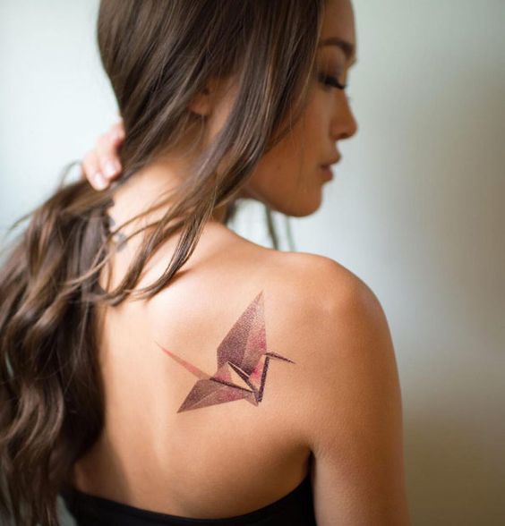 Origami Crane Tattoos 4