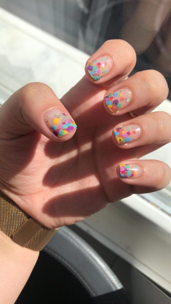 Pastel Confetti Nails 3