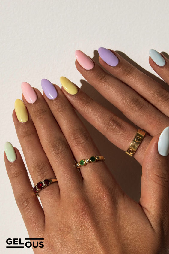 Plain Pastel Nail Ideas 5