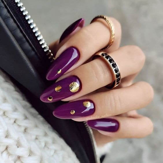 Plum Nail Ideas 2